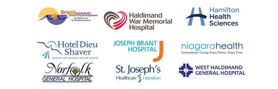 Hamilton Niagara Haldimand Brant Burlington Region Hospitals logos